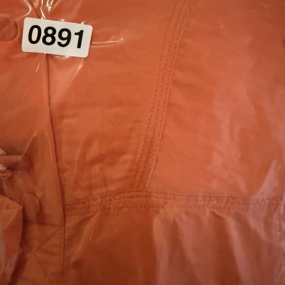 Free People Movement Lightweight Athletic Jacket Orange Ride the Wave - Picture 8 of 8